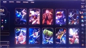 Conta pessoal League of Legends criada na season 3 LOL