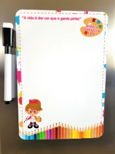 Lousa Magnética Pintura Personalizada com Caneta - Artesanato e Personalizados