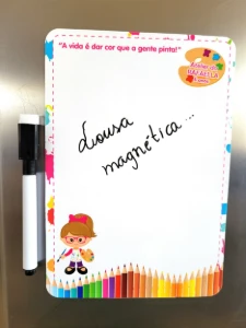 Lousa Magnética Pintura Personalizada com Caneta - Artesanato e Personalizados