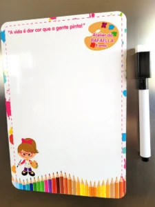 Lousa Magnética Pintura Personalizada com Caneta - Artesanato e Personalizados
