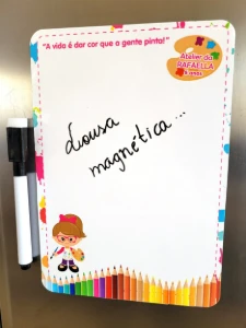 Lousa Magnética Pintura Personalizada com Caneta - Artesanato e Personalizados