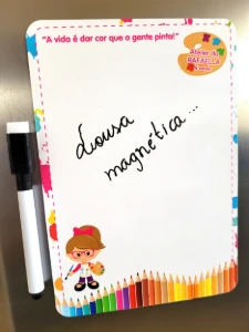 Lousa Magnética Pintura Personalizada com Caneta - Artesanato e Personalizados