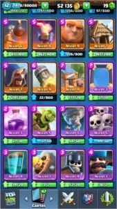 Conta de Clash Royale