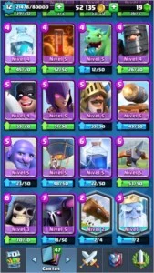 Conta de Clash Royale