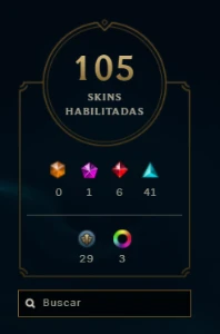 🏆 Conta Com 19 Skins 1 Faca 🏆  CONTA LOL 107 SKINS 🏆 - Valorant