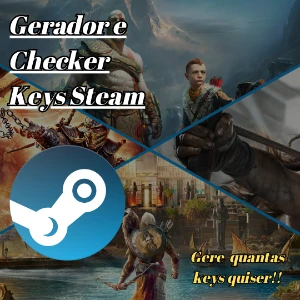 Gerador e Checker de Keys Steam (Entrega Automática)