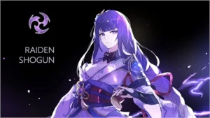 Conta Raiden Shogun AR10 - Genshin Impact