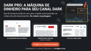 Dark PRO: Automação Total Canais Dark – Do Roteiro ao Post - Outros