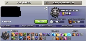 Conta Clash of Clans CV9