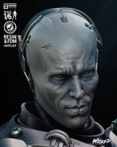 Robocop Sculpture stl 3d - Outros