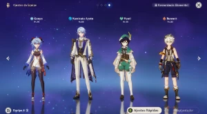 ⭐CONTA NA AR 55 Ganyu + BIS, Ayato, Venti, Tighnari, Diluc⭐ - Genshin Impact