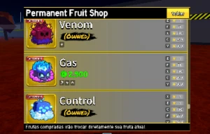 Conta 19 frutas permanentes kitsune,dragon Yoru v3, promoçao - Roblox