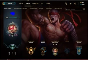 Conta level 323 e com todos os champs. - League of Legends LOL