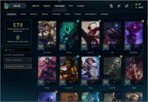 Conta level 323 e com todos os champs. - League of Legends LOL