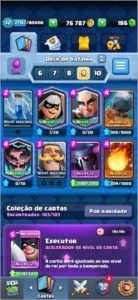 CONTA CLASH ROYALE NÍVEL 12