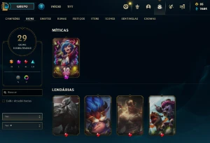 Conta Lol Diamante IV, 29 SKINS - League of Legends