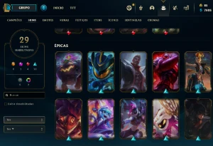 Conta Lol Diamante IV, 29 SKINS - League of Legends