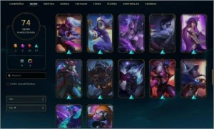Conta platina muito boa - League of Legends LOL