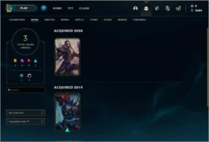 Conta LoL Diamante 4 - 81 % Win rate - League of legends
