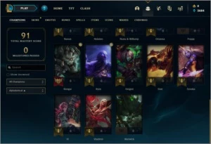Conta LoL Diamante 4 - 81 % Win rate - League of legends