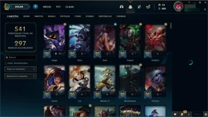 CONTA DE LOL DIAMANTE IV TODOS OS CHAMPS - League of Legends