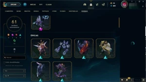 CONTA DE LOL DIAMANTE IV TODOS OS CHAMPS - League of Legends