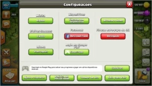 CONTA CLASH OF CLANS CV9 80% FULL