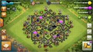 CONTA CLASH OF CLANS CV9 80% FULL