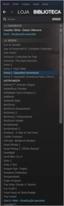 Conta steam com alguns jogos