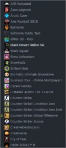 conta steam level 51