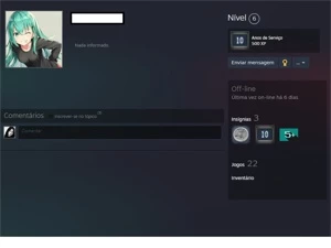 STEAM OLD 18 ANOS, MEDALHA DE 10 E 5 ANOS, 22 jogos - Counter Strike CS