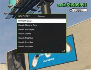 Distant mod menu | Gta V online | Recovery xp e money - Softwares e Licenças
