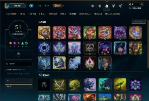 Prata 3 com 35 Champs e 9 Skins - League of Legends LOL