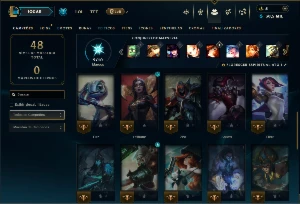 Prata 3 com 35 Champs e 9 Skins - League of Legends LOL