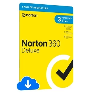 Norton 360 Deluxe 25GB para 3 Dispositivos - Softwares e Licenças