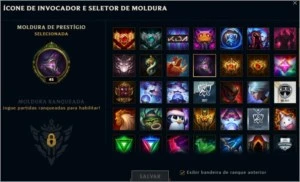CONTA LOL OURO IV SEASON 8 - League of Legends
