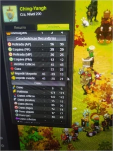 Ocra lvl 200 com set e scrollado server > brutas - Dofus