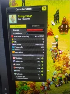Ocra lvl 200 com set e scrollado server > brutas - Dofus