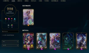 228 Skins | Full Champ | Full Acesso - League of Legends LOL