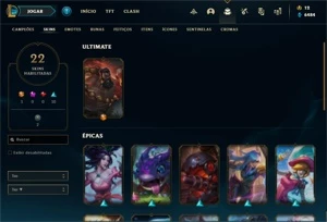 CONTA DIAMANTE 4 - League of Legends LOL