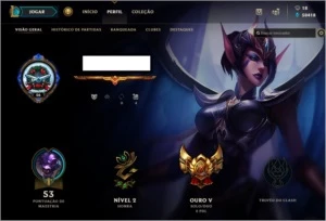 CONTA LOL CRIADA NA TEMPORADA 2 - ELO ATUAL: GOLD - League of Legends
