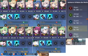 V>Conta Grand Chase Mobile + Level 163 + Traje Io
