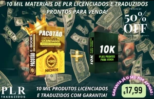 10K +2500 + Brinde De Materiais Plr Licenciados E Traduzidos - Outros