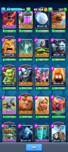 Conta nível 44 - Clash Royale