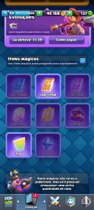 Conta nível 44 - Clash Royale