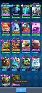 Conta nível 44 - Clash Royale