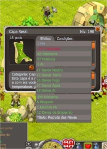 Capa Reski EXO PM FULL spiritia - Dofus