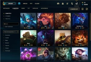 Conta prata 2 com 150 champs e 146 skins + 400k de Nami - League of Legends LOL