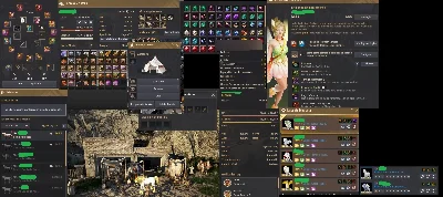 conta não steam com email e com barraca p2w 766 de gs - Black Desert
