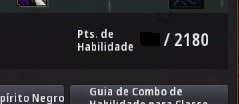 CONTA BDO Lv 64+ / PA 273 KUT+BS TET & DAND PEN (SEM EMAIL) - Black Desert